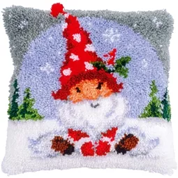 Gnome Latch Hook Cushion 