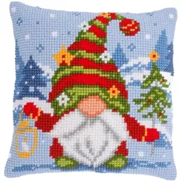 Christmas Gnome Cushion 