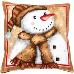 Snowman Cushion 