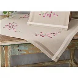 Pink Lobelia Tablecloth