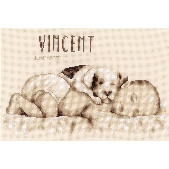 Baby and Dog 