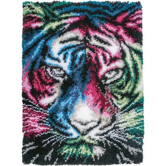 Tiger Latch Hook Rug