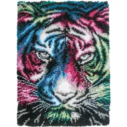 Tiger Latch Hook Rug