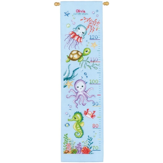 Sea Animals Height Chart