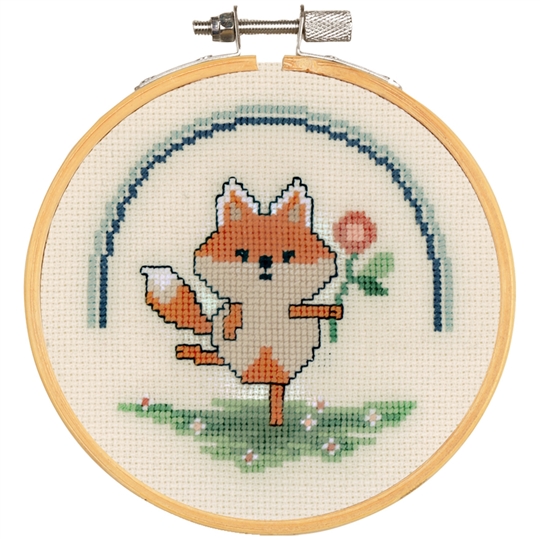 Fox with Flower