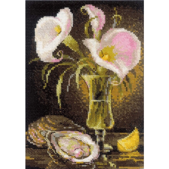 Calla Lilies and Oyster