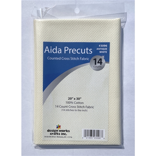 Design Works 14 count Antique White Aida 20 x 30 Inches