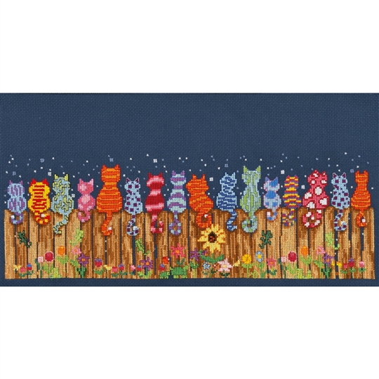Cats on Fence