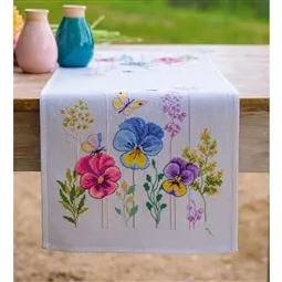Violets Table Runner