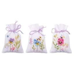 Violets Bags Set of 3