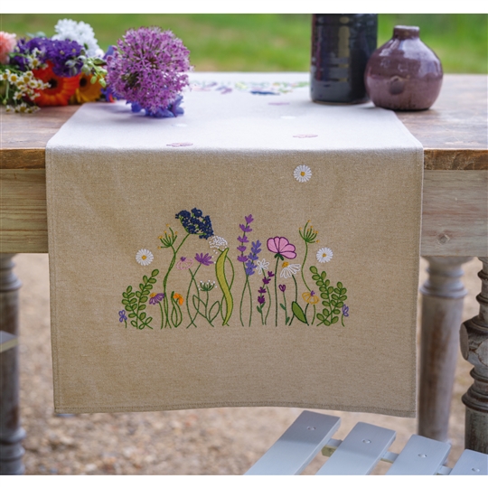 Purple Garden Splendor Runner