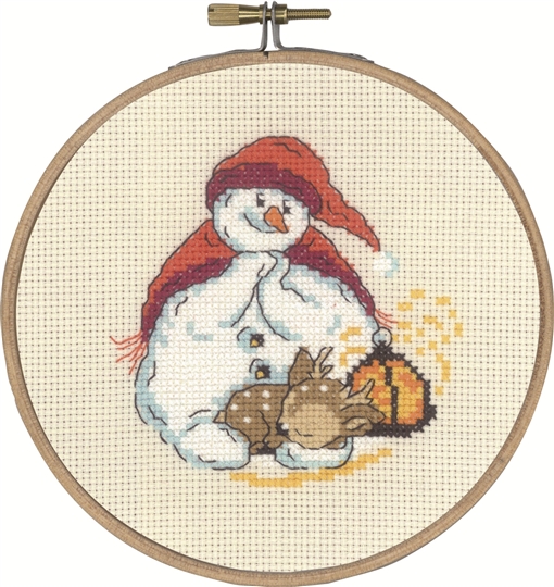 Snowman and Fawn