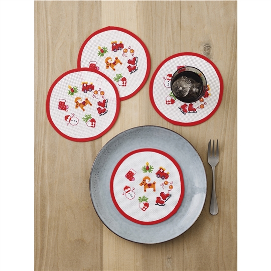 Deer and Motifs Coasters