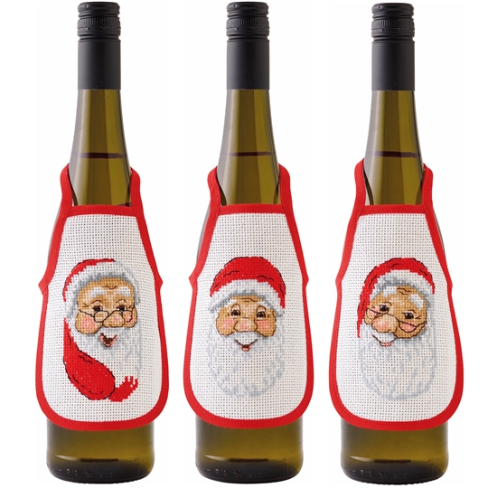 Santa Claus Wine Aprons