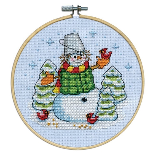 Snowman with Bucket