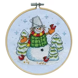 Snowman with Bucket