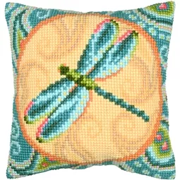 Dragonfly Circle Cushion