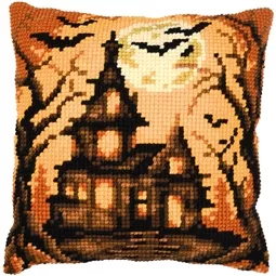 Cat Loves her Witch Cushion