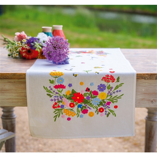 Colourful World of Flowers Runner
