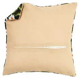 Cushion back with zipper - ecru set of 2