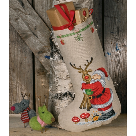 Reindeer Hug Stocking