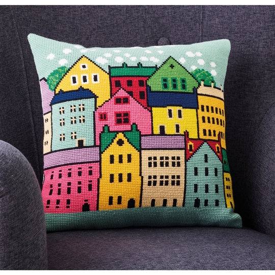 The Houses Cushion