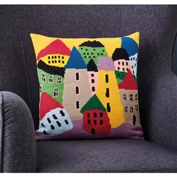 Crooked House Cushion
