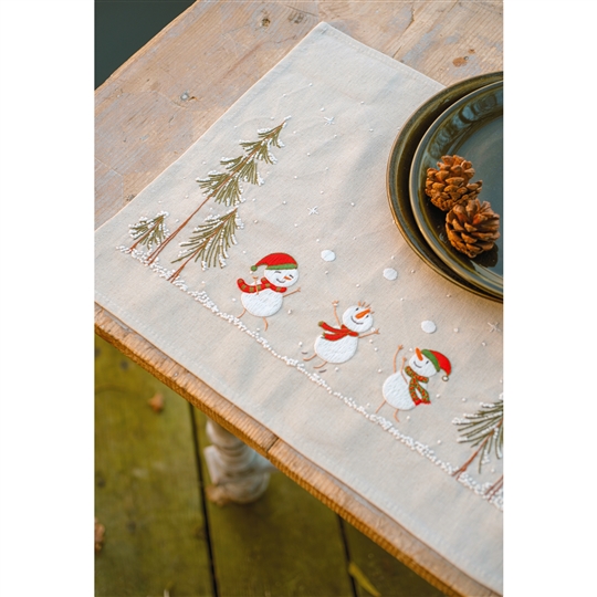 Snowmen Placemat - Set of 2