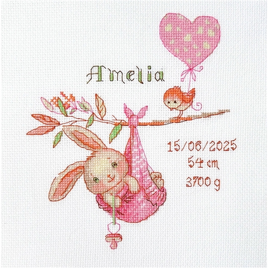 Girl Birth Sampler