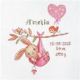 Girl Birth Sampler