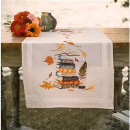 Books and Leaves Runner