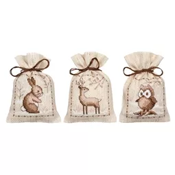 Winter Animals Bags - Set of 3