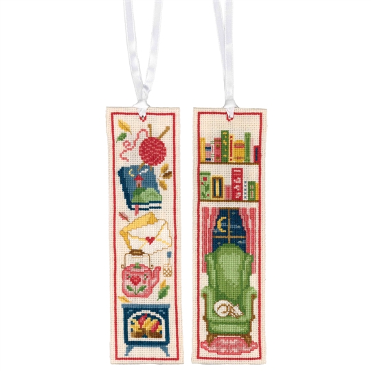 Cosy Reading Bookmarks - Set of 2