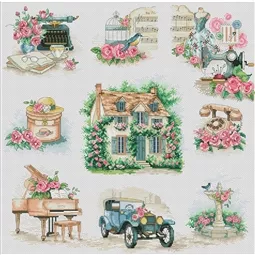 Vintage Home Sampler