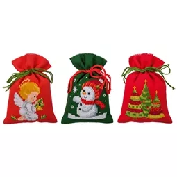 Christmas Time Bags Set of 3