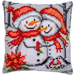 Snowmen Cushion