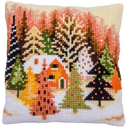 Winter Village Cushion