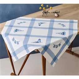 Lighthouse and Ship Tablecloth