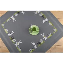 Easter Eggs and Bunnies Tablecloth