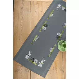 Easter Eggs and Bunnies Runner