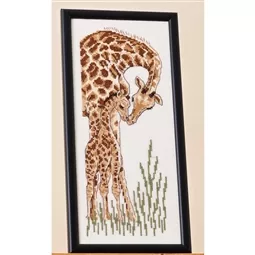 Giraffe with Youngling