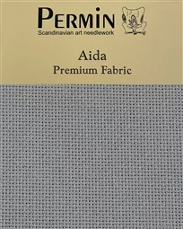 Permin 16 Count Aida - Twilight Blue