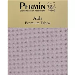 Permin 16 Count Aida - Pink Sand