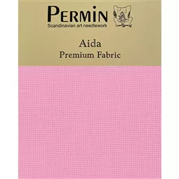 Permin 16 Count Aida - Rose