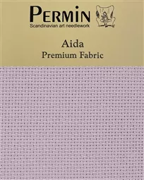 Permin 14 Count Aida - Peaceful Purple