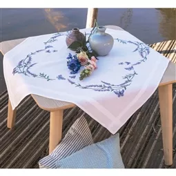 Lavender and Butterflies Tablecloth