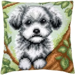 Dog in Tree Cushion