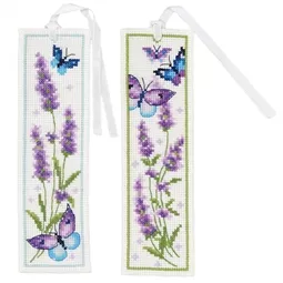 Lavender and Butterflies Bookmarks