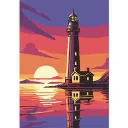 Lighthouse at Sunset