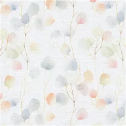 Belfast 32 Count Linen - Watercolour Leaves 48 x 68cm